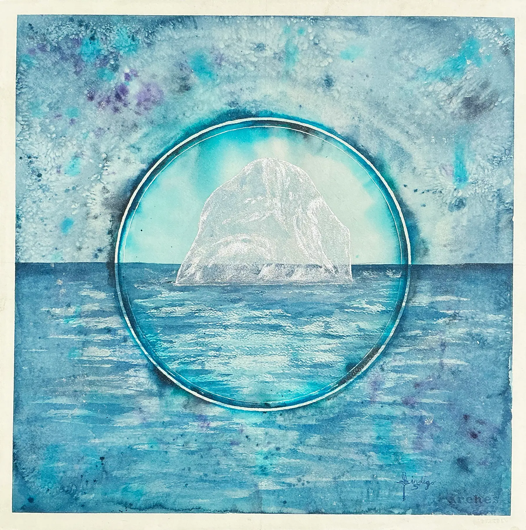 Diamant, aquarelle de Stéphanie Callari