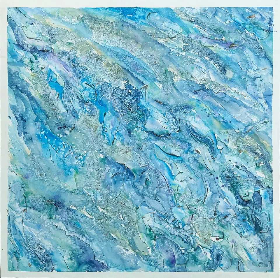 Dissolution, aquarelle de Stéphanie Callari